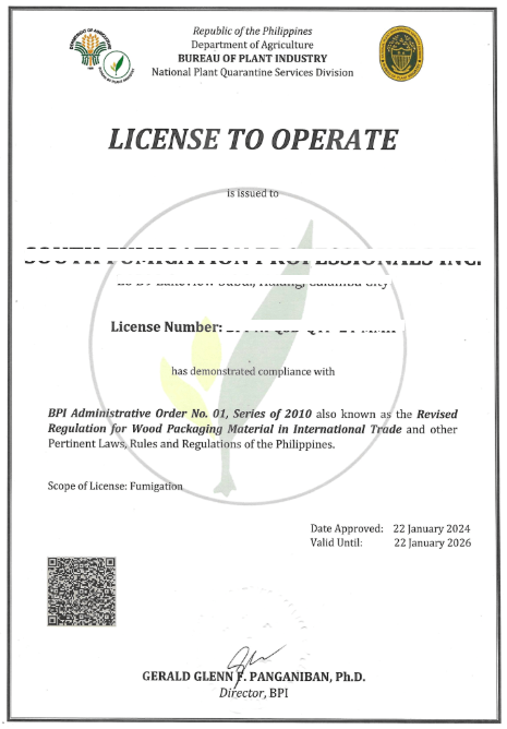 BPI License to Operate