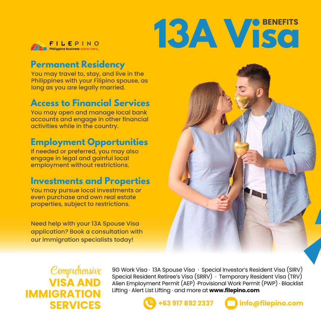 Benefits of 13A Spouse Visa