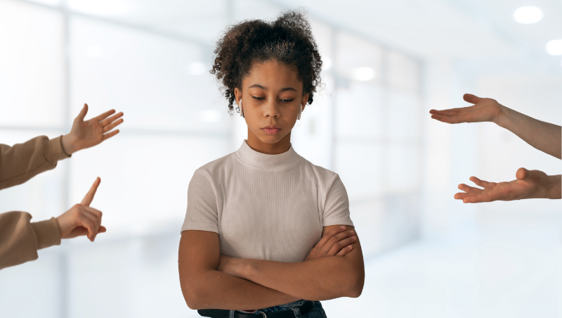 Employee experiencing workplace harassment