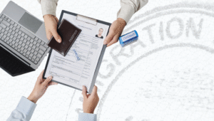 Foreign national processing a visa downgrade